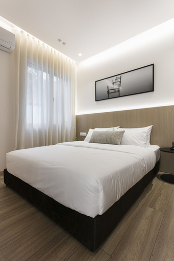 Bedroom 2, Deluxe & Upscale Apartment in Athens, Attica