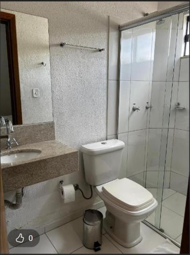 Bathroom, Paineiras Park Hotel, Nova Marilândia