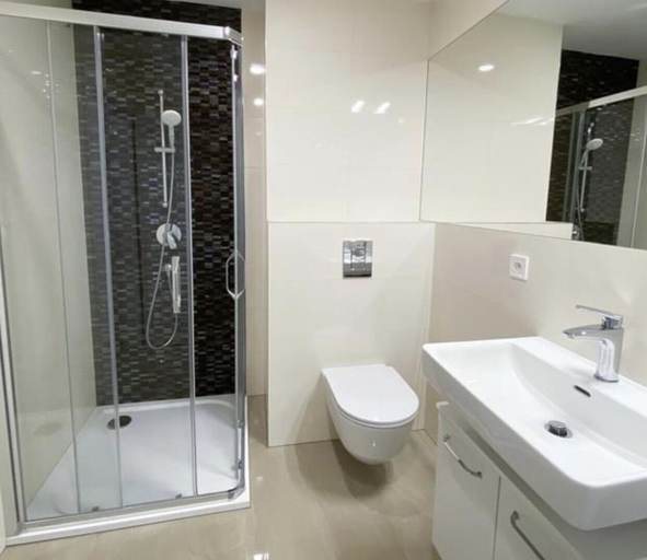 Bathroom, Beautiful 1-bed Studio, Praha 1