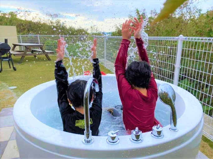 Open air bath 2, Villa・Charme, Motobu