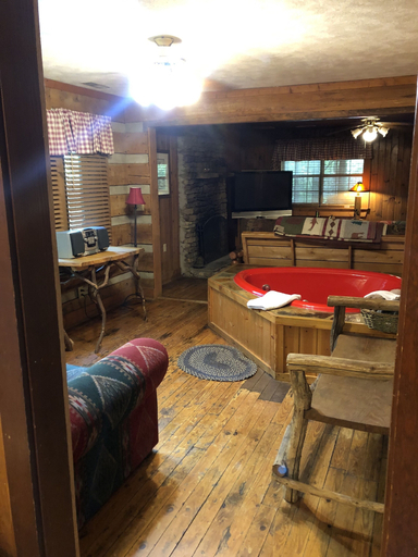Living area, A Cabin In The Woods, Sevier