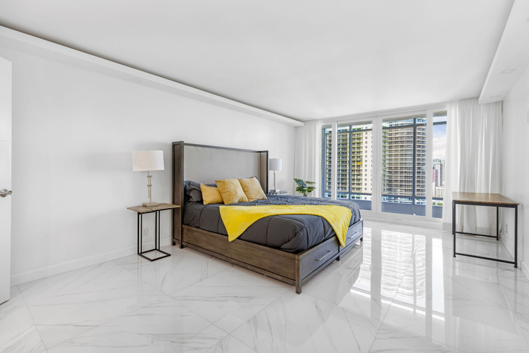 Bedroom 3, Modern Apartments Biscayne Bay, Miami-Dade