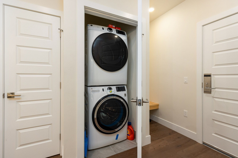Laundry, 204 Clearwater Lofts 2 Bedroom Condo by RedAwning, Summit