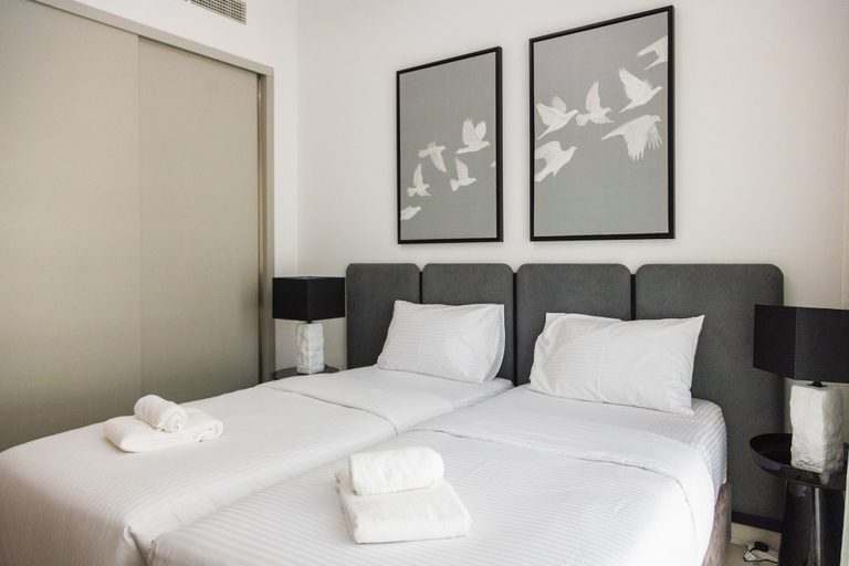 Bedroom 3, 3BD Haven with Sweeping Water Views, Dubai
