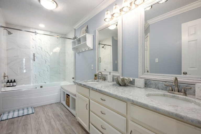 Bathroom 2, Bolivar Slam 3 Bedroom Home by RedAwning, Galveston
