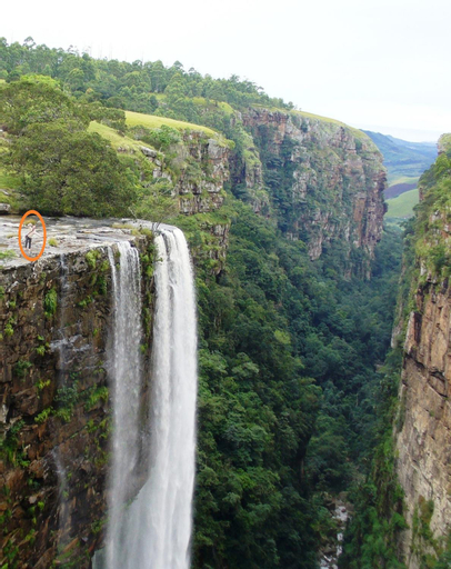 Louis at Magwa Falls, O.R.Tambo