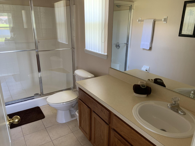 Bathroom 3, Cosy 4 bed villa overlooking a lake, Polk