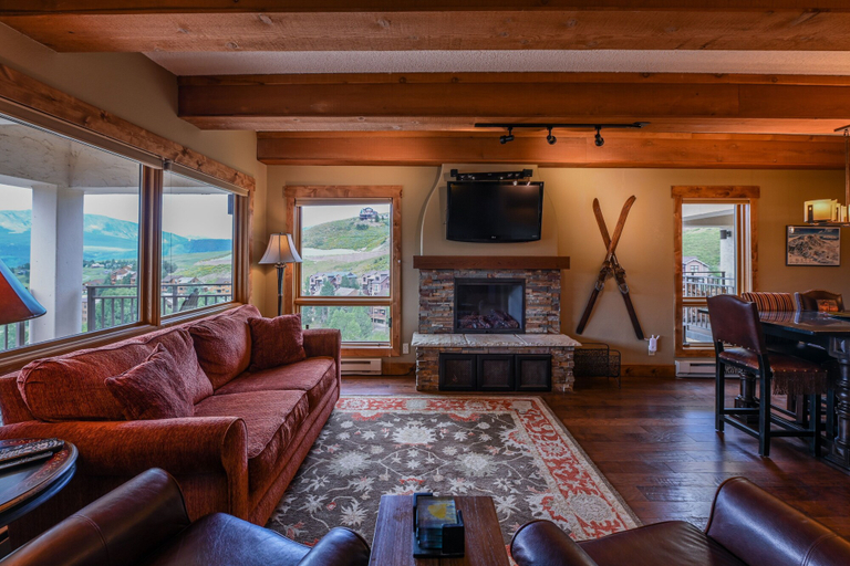Living area 4, 5th Floor 2bd/2ba Condo With Magnificent Views 2 Bedroom Condo by RedAwning, Gunnison