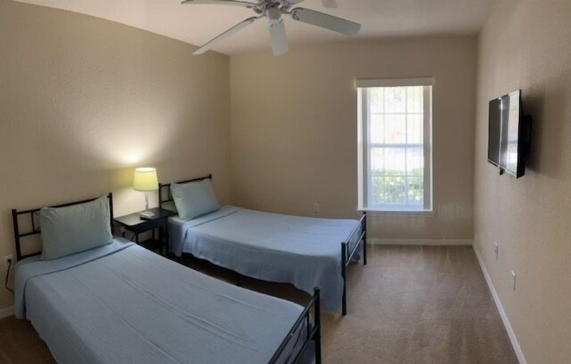 Bedroom 3, 3 Bedroom Private Pool With Spa Near Disey 3 Villa by RedAwning, Lake