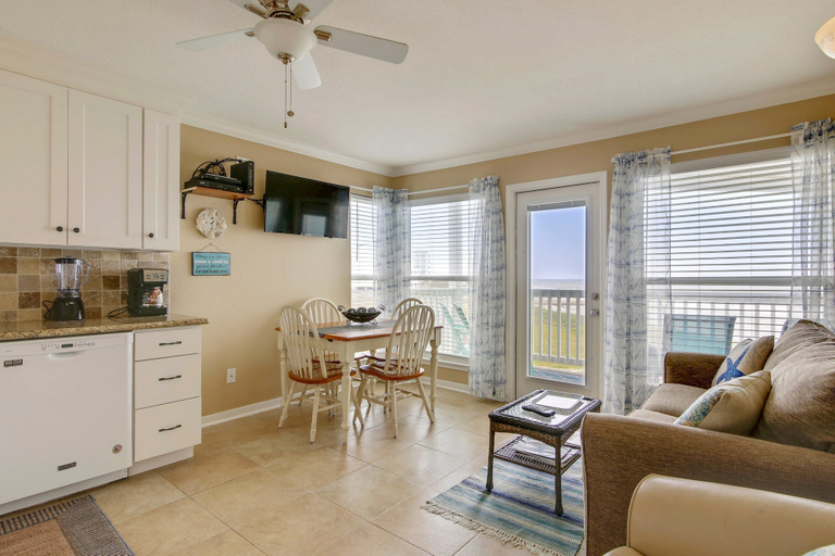View from property, Seascape 2318 1 Bedroom Apts by RedAwning, Galveston