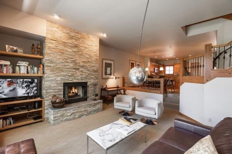 Living area, Ski-in Ski-out Townhome in Beaver Creek by RedAwning, Eagle
