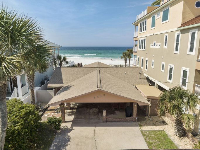 Exterior 3, Gulf Front 3bd/2ba Home With Private Beach Access!, Bay