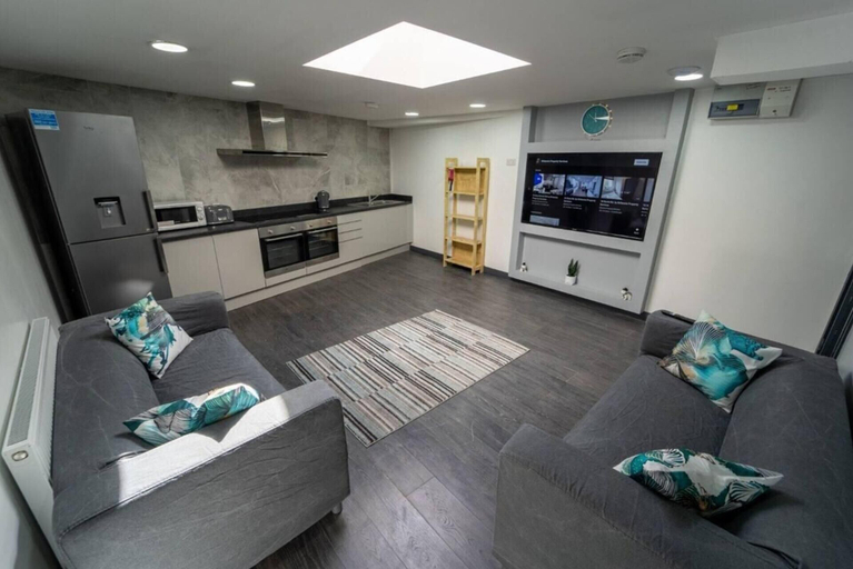 Living area, Charming 1-bed Studio in Birmingham, Birmingham