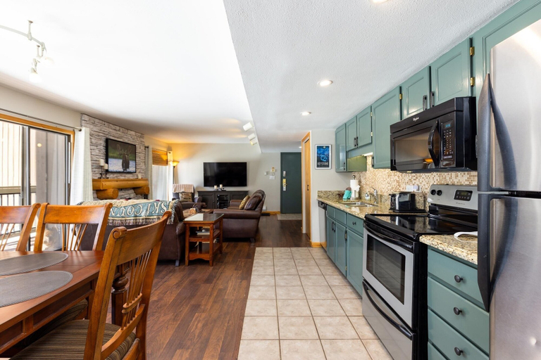 Private kitchen 5, 1076 Wild Irishman 2 Bedroom Condo by RedAwning, Summit