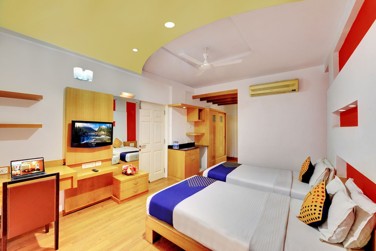 Bedroom 3, Hotel Twin Tulips HSR Layout, Bangalore
