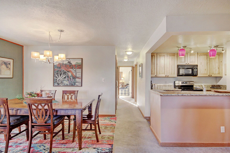 Dining 5, 2019 Lodgepole 2 Bedroom Condo by RedAwning, Summit