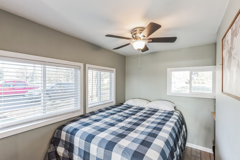 Bedroom 3, Cozy Lakefront Studio On Long Lake! Home by RedAwning, Kalamazoo