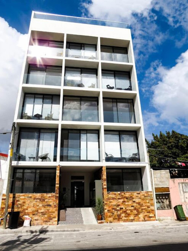 Front of property, Studios with roofpool in Vanessa 24, Cozumel