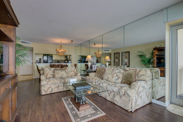 Living room 4, South Hampton 503 2br 2ba Oceanview 2 Bedroom Condo by RedAwning, Horry