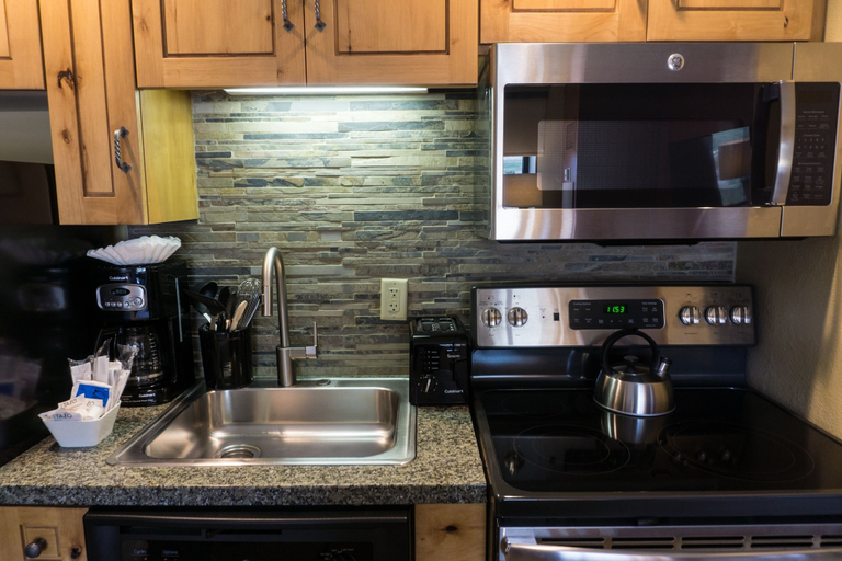 Private kitchen 3, Studio with All of the Necessities by RedAwning, Summit