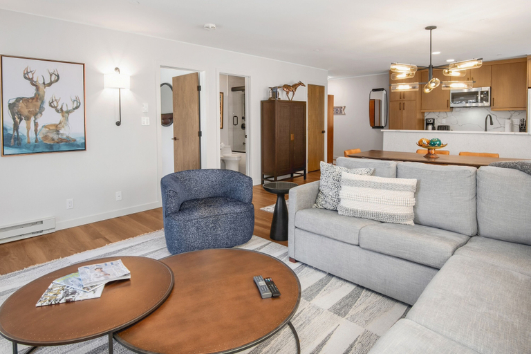 Living area 3, Townsend Place B202 1 Bedroom Condo by RedAwning, Eagle