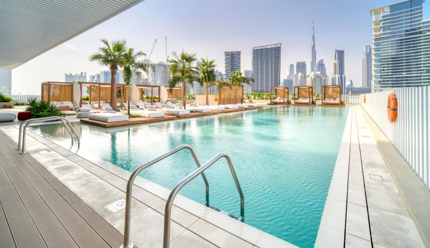 Room 3, Relax Recharge Burj Khalifa View Studio, Dubai