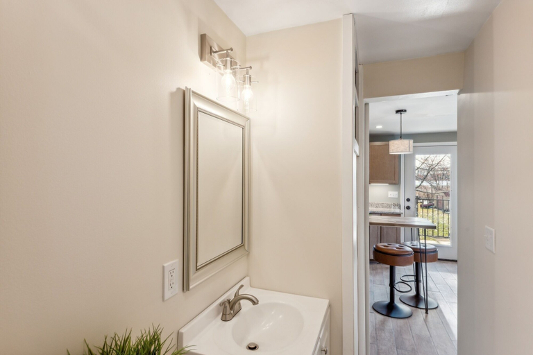 Bathroom 4, Cozy Lakefront Studio On Long Lake! Home by RedAwning, Kalamazoo