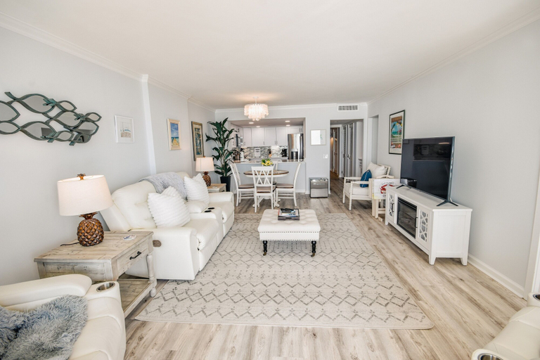 Living area 3, Ocean Creek Kk-14 2 Bedroom Condo by RedAwning, Horry