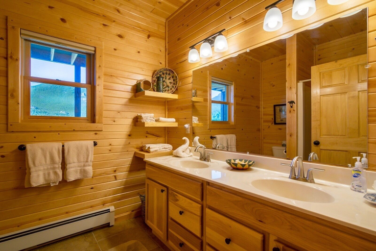 Bathroom 4, Armstrong Luxury Log Vacation At Windcliff 4 Bedroom Home by RedAwning, Larimer