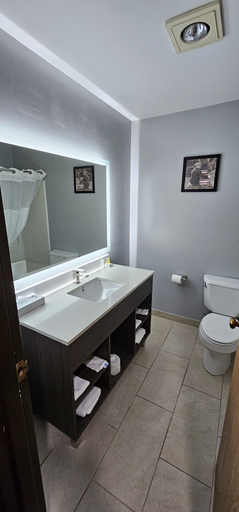 Bathroom 4, AmericInn by Wyndham Fort Atkinson, Jefferson