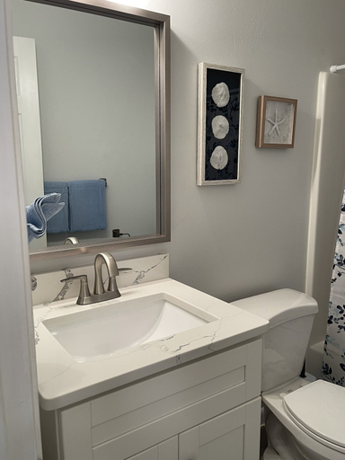 Bathroom, Coastal Retreat 3 Bedroom Home by RedAwning, Santa Rosa