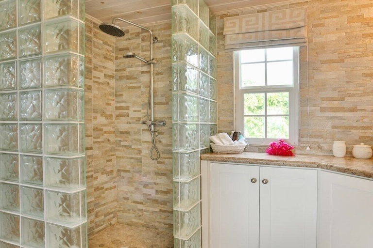 Bathroom 4, Beautiful cliffside 3 bedroom villa - Saline Reef 3 Villa by RedAwning