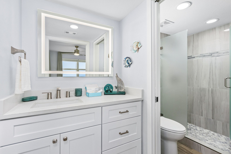 Bathroom 3, Beach Villas # 102-250 Estero Blvd 2 Bedroom Apts by RedAwning, Lee