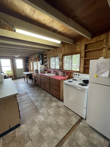 Private kitchen, Rocky Beach Limit 5 2 Bedroom Cabin by RedAwning, Cumberland