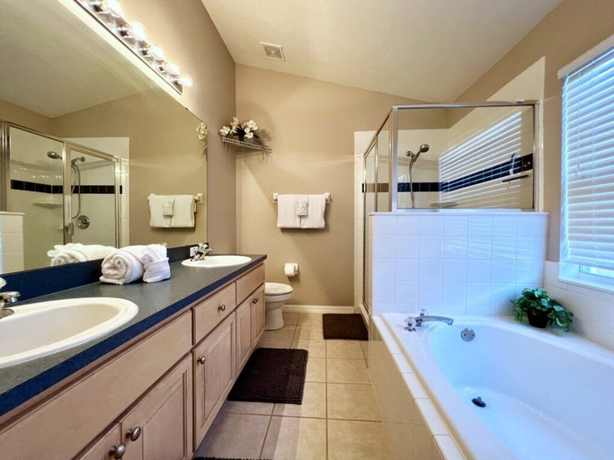 Bathroom 3, 3 Bed Pool Home With Video Arcade Games 3 Bedroom Home by RedAwning, Polk