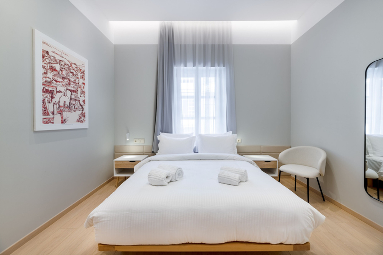 Bedroom 3, Giustiniani Apartments, North Aegean