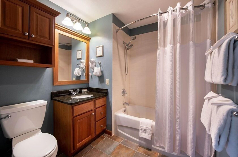 Bathroom 5, Premium Unit 1327 - One Bedroom - Zephyr Mountain Lodge 1 Condo, Grand