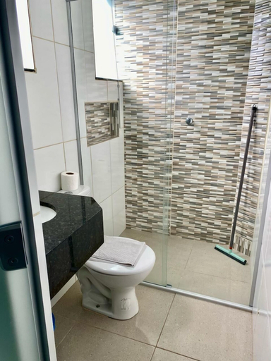 Bathroom 3, Hotel Pousada Santa Ceia, Aparecida