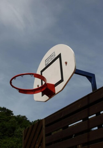Basketball court, Floréal La Roche-en-Ardenne, Luxembourg