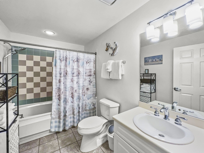 Bathroom, Golden On 30a 1 Bedroom Condo by RedAwning, Walton
