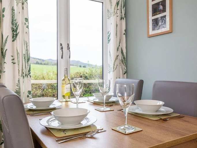 Dining 5, Bridgend Chalet on Reelig Estate, Highland