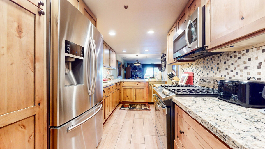 Private kitchen 3, Bridges #108 2 Bedroom Condo by RedAwning, Mono