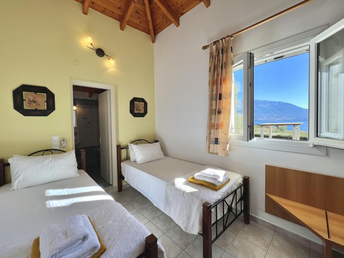 Bedroom 3, Villa Neptune in Spartia, Ionian Islands