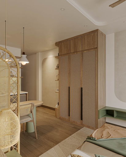 Bedroom 2, The Urban Westlake Apartment, Tây Hồ