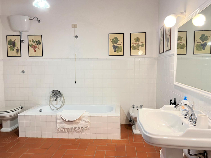 Bathroom 2, Fattoria Lornano Winery, Siena