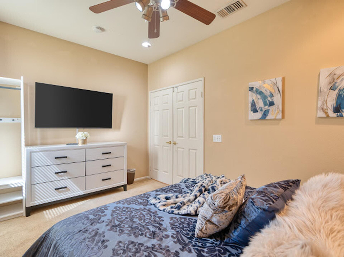 Bedroom 2, Stunning 4-bed House in Indio in Golf Course Commu, Riverside