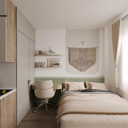 Bedroom 3, The Urban Westlake Apartment, Tây Hồ