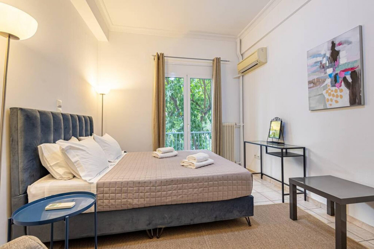 Bedroom 2, Acropolis Stylish 2BR Apartment - Center of Athens, Attica