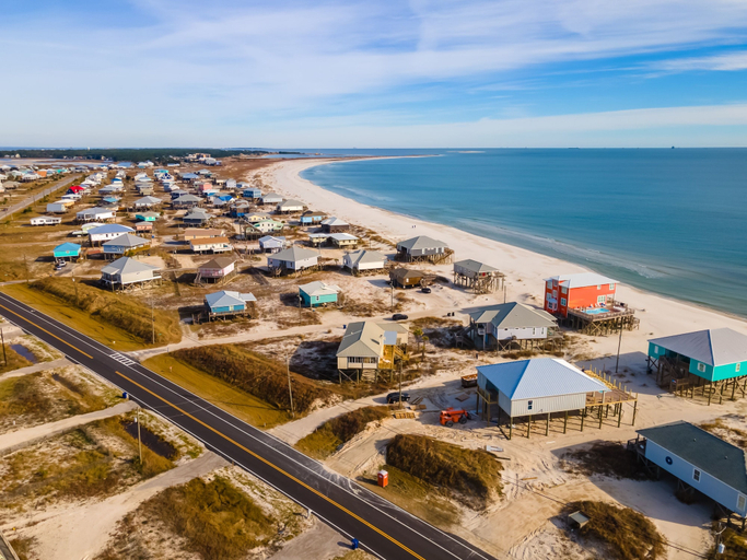 Aerial view 4, Coconut Breeze - 105 St Dennis 4 Bedroom Home by RedAwning, Mobile