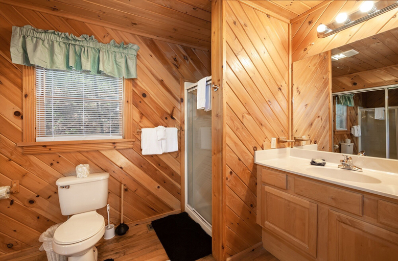 Bathroom 3, Mountain View Holy Smoky Cabin by RedAwning, Sevier